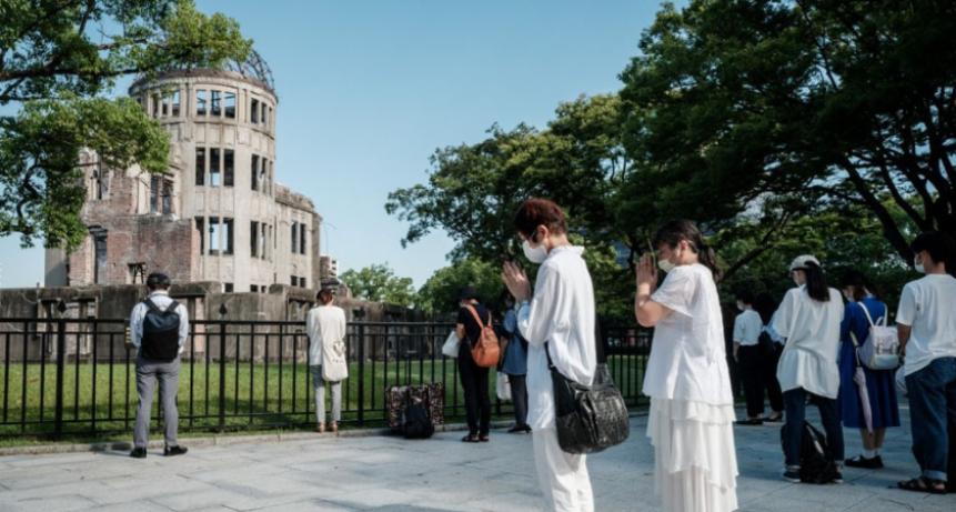 Japón conmemoró el lanzamiento de la bomba atómica sobre Hiroshima en plenos Juegos