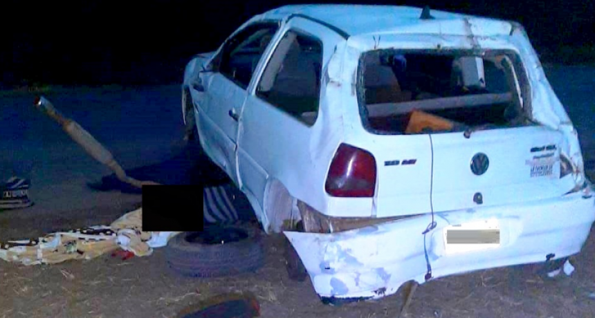 Despiste y vuelco sobre la RN 11 dejo como saldo una víctima fatal