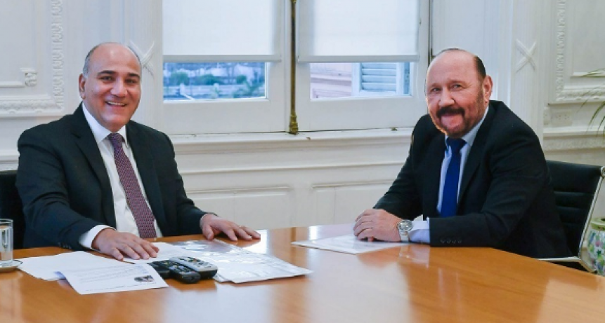 Insfrán se reunió con el jefe de Gabinete de la Nación