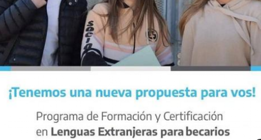 Cursos gratuitos de lenguas extranjeras para beneficiarios de becas Progresar y Manuel Belgrano