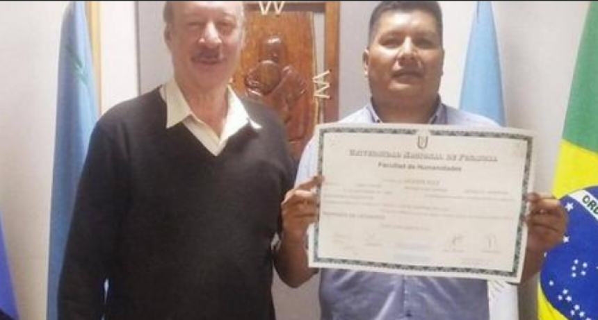 Graduado del Profesorado en Geografía valoró el acompañamiento integral a los estudiantes