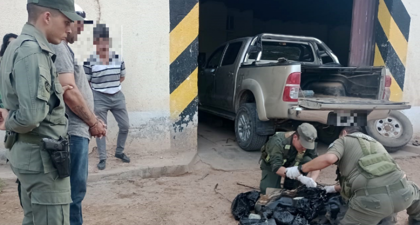 Narcotráfico: Gendarmería secuestró 29kg de cocaína y detuvo a cinco personas