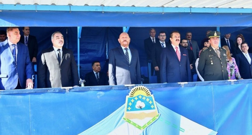 Insfrán presidió el acto por el aniversario del fallecimiento de San Martín