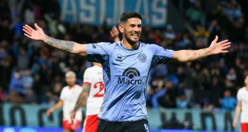 Debut soñado del formoseño Lucas Passerini, nuevo “9″ de Belgrano: penal y golazo ante Estudiantes