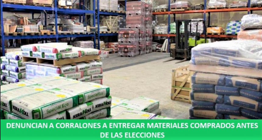 Intiman a corralones a entregar materiales adquiridos por consumidores antes de las elecciones