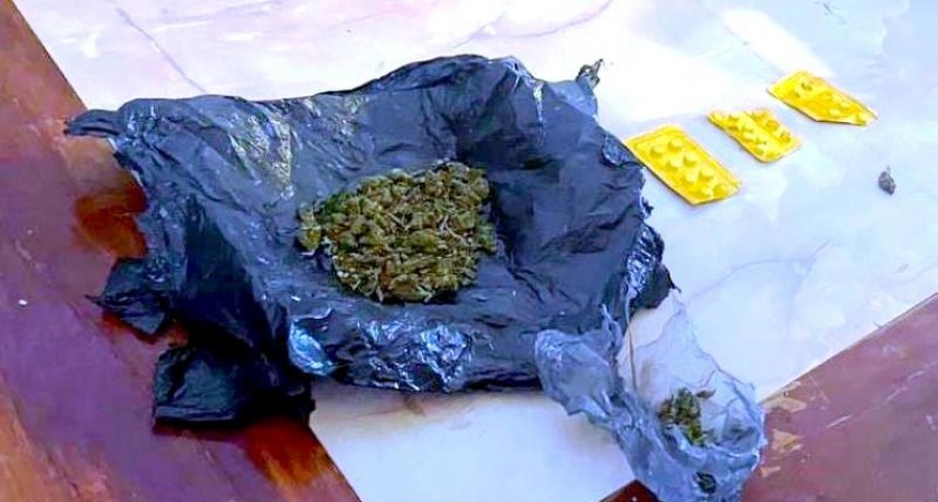 La Policía recuperó un televisor y secuestró marihuana