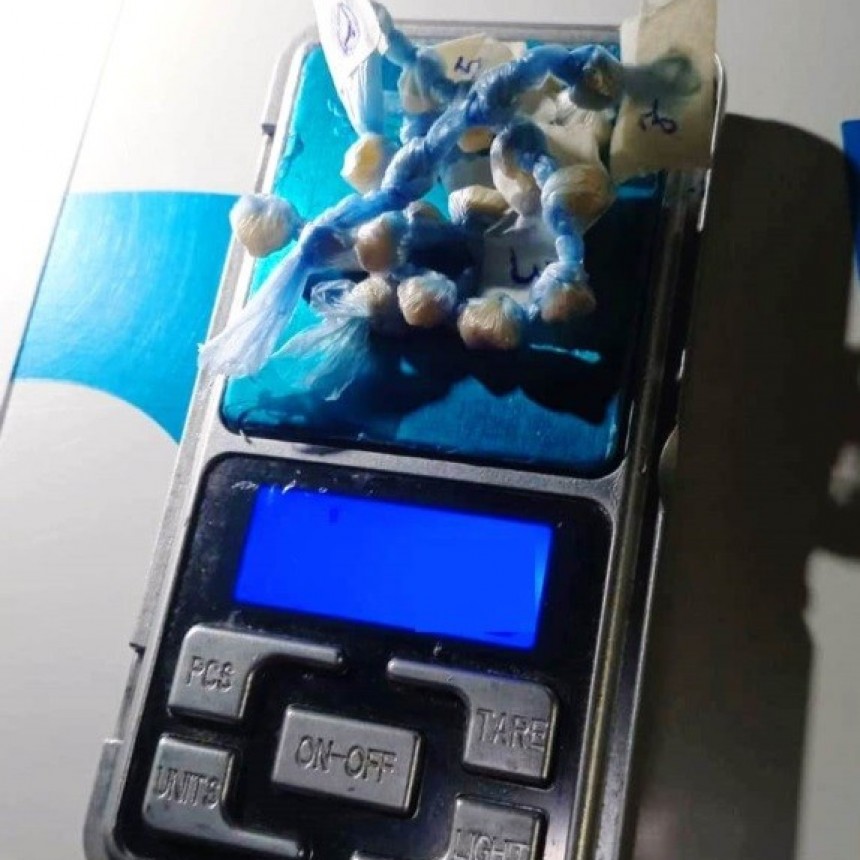 Detuvieron a un dealer con 24 envoltorios de cocaína en Clorinda