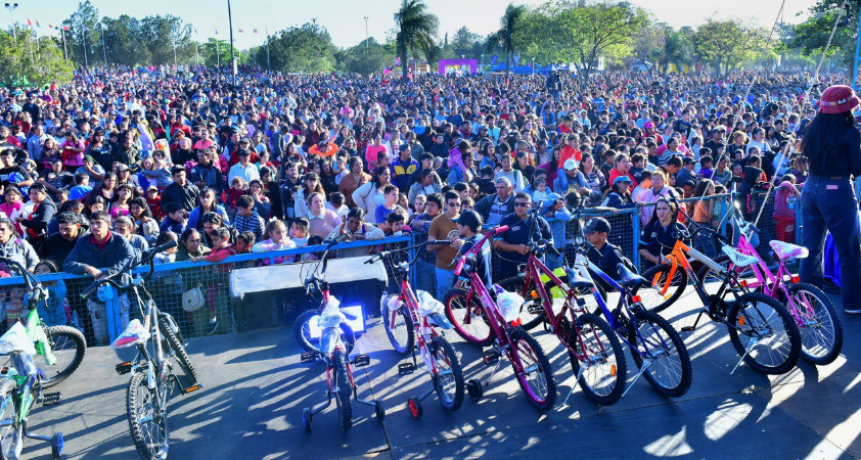 Exitosa convocatoria al festival por el Mes de las Infancias