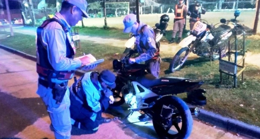 La Policía secuestró cuatro motos con adulteraciones y documentaciones falsas
