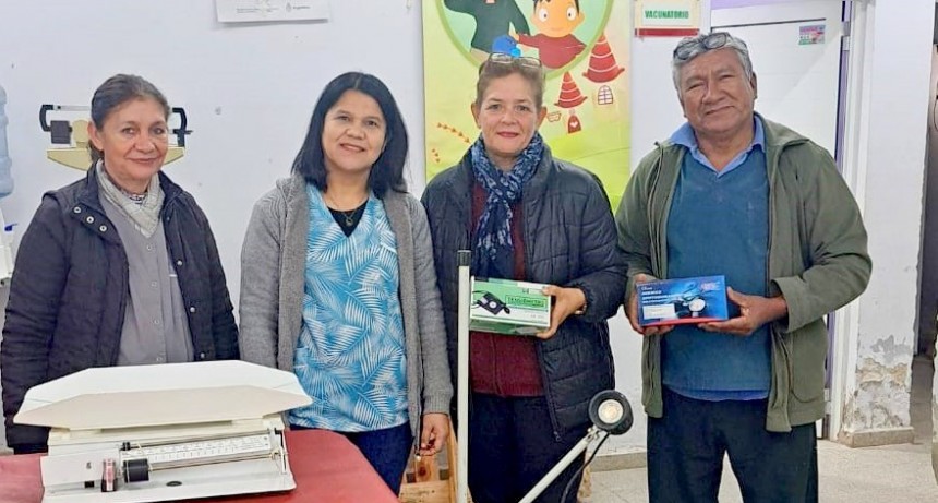 El centro de salud Humberto Da Pratto recibió nuevos elementos para optimizar la atención de niños y adultos