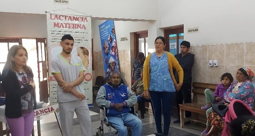 El centro de salud del barrio Obrero de Ingeniero Juárez promueve la lactancia materna con traducción al idioma wichí