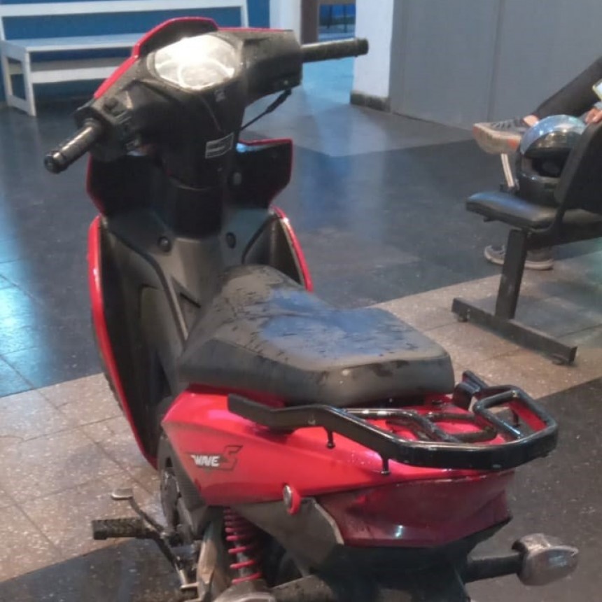 Se secuestró una motocicleta con adulteraciones