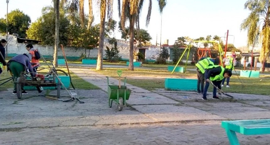 El municipio pone énfasis en el cuidado y hermoseo de espacios públicos en la ciudad