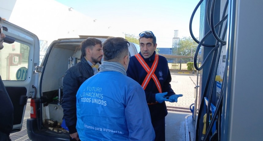 Defensa al Consumidor junto a técnicos verificadores del INTI realizaron controles en estación de servicio