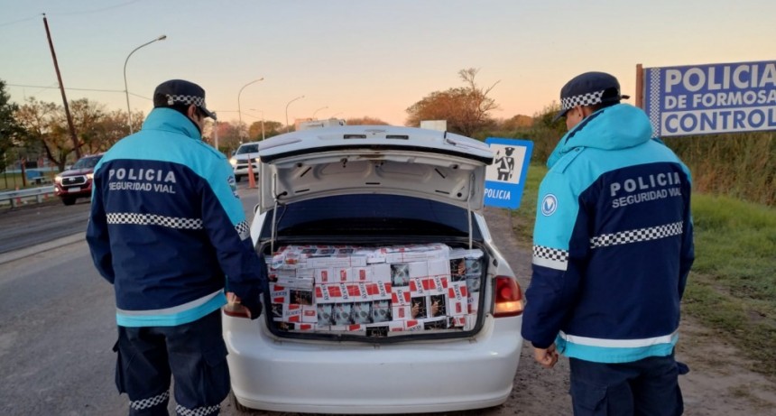 La Policía provincial secuestró un cargamento de cigarrillos valuado en más de ocho millones de pesos