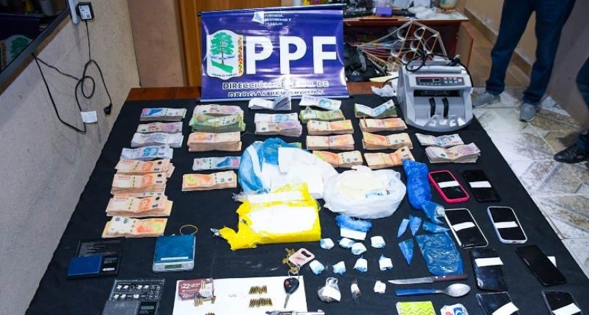 La Policía provincial desbarató un clan familiar dedicado a la venta de drogas que operaba desde el barrio 20 de Julio