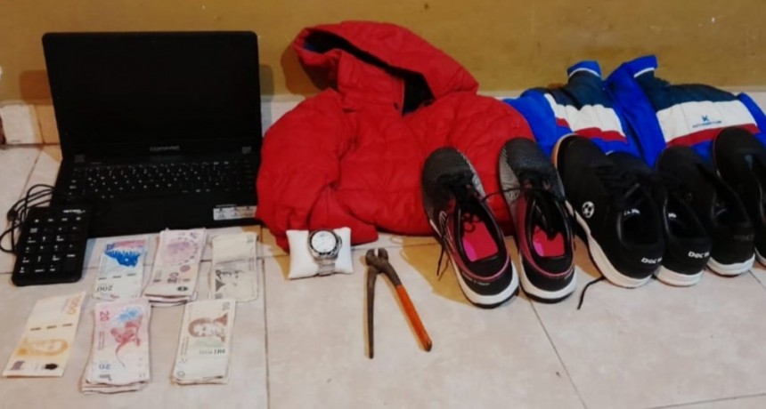 Detuvieron a un sujeto y recuperaron objetos sustraídos de una casa