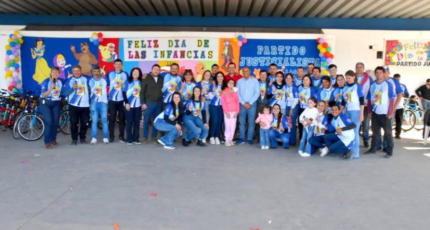 El Partido Justicialista de Laguna Blanca organizó festejo para la niñez