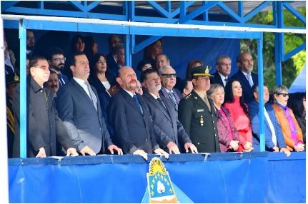Insfrán encabezó el acto por el aniversario del fallecimiento de San Martín