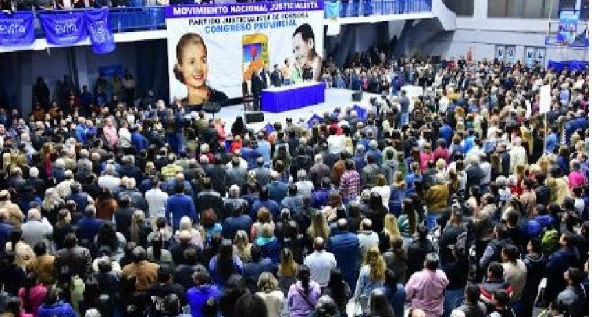 El PJ de Formosa proclamó a Graciela de la Rosa y Fabián Cáceres como candidatos a diputados nacionales