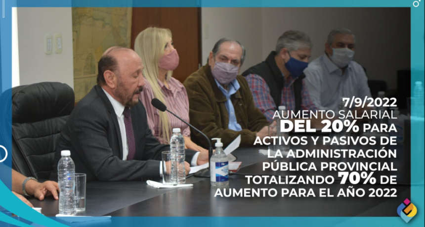 El gobernador Insfrán anunció aumento salarial adicional del 20 por ciento