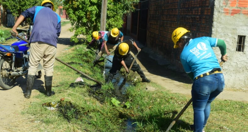 El Municipio dio inicio al programa de trabajos integrales en el barrio Juan D. Perón