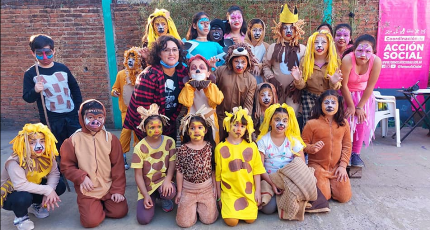 La Dirección de Discapacidad cerró el mes de las infancias con interesantes actividades protagonizadas por los niños