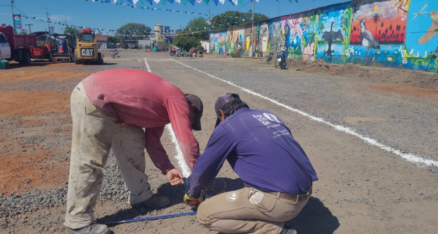 Se construyen senderos inclusivos en el Paseo de las Aves