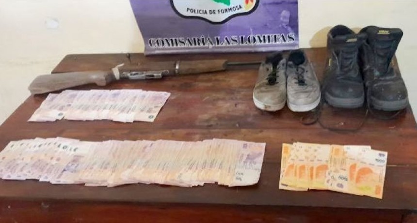 La Policía recuperó dinero y un arma de fuego sustraídos