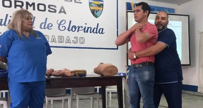 El SIPEC capacitó en Clorinda sobre maniobras de RCP y asistencia a víctimas de accidentes de tránsito