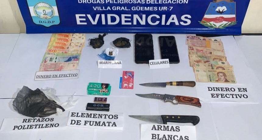 La Policía detuvo a un sujeto y desarticuló un centro de venta de drogas