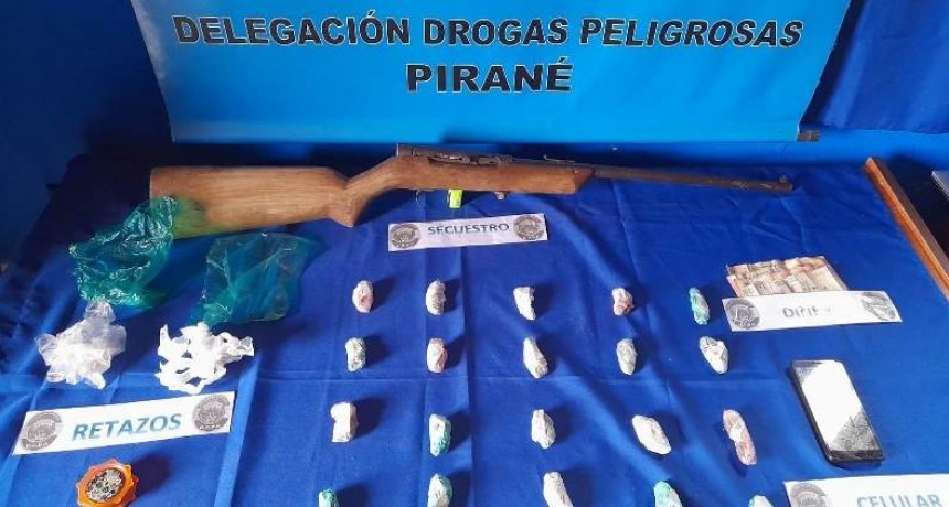 PIRANÉ: Detienen a un dealer con marihuana y anulan un centro de distribución de estupefacientes