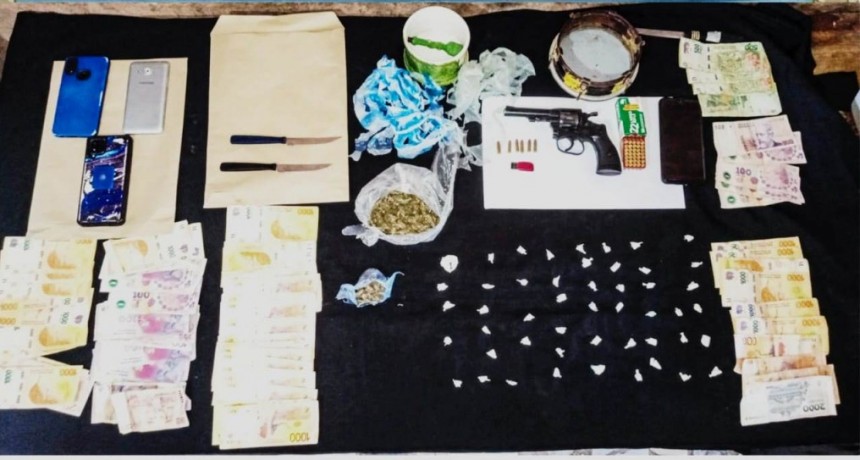 La Policía secuestró 50 dosis de cocaína y anuló dos centros de distribución de drogas en el Antenor Gauna