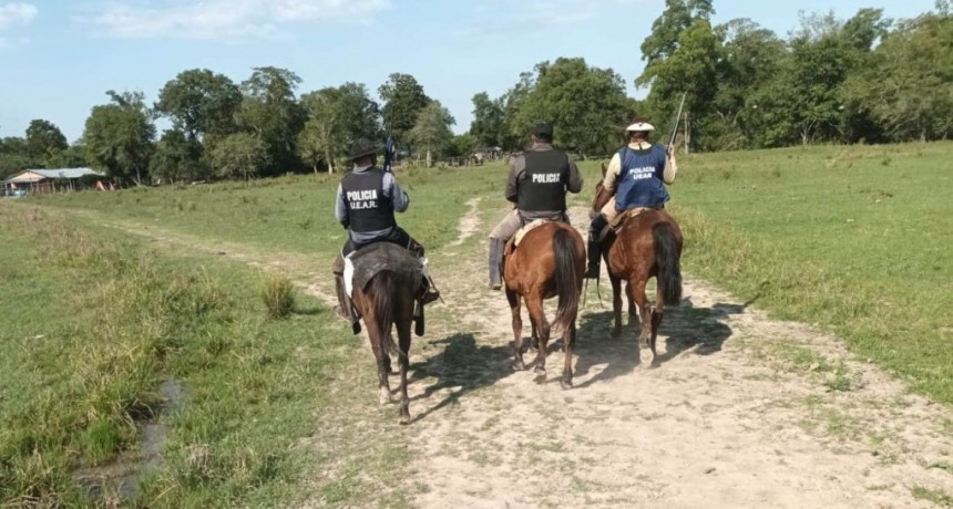 La UEAR detectó dos cazadores furtivos durante recorridas preventivas
