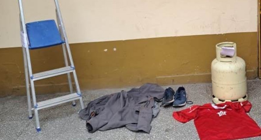 Sorprendieron a un sujeto robando en una escuela y terminó en la Comisaría