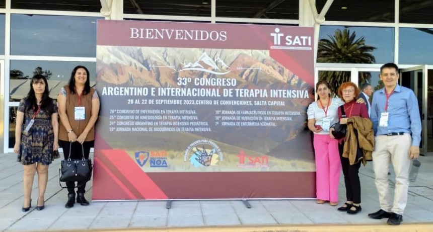 Profesionales del HAC participaron del Congreso Argentino de Terapia Intensiva