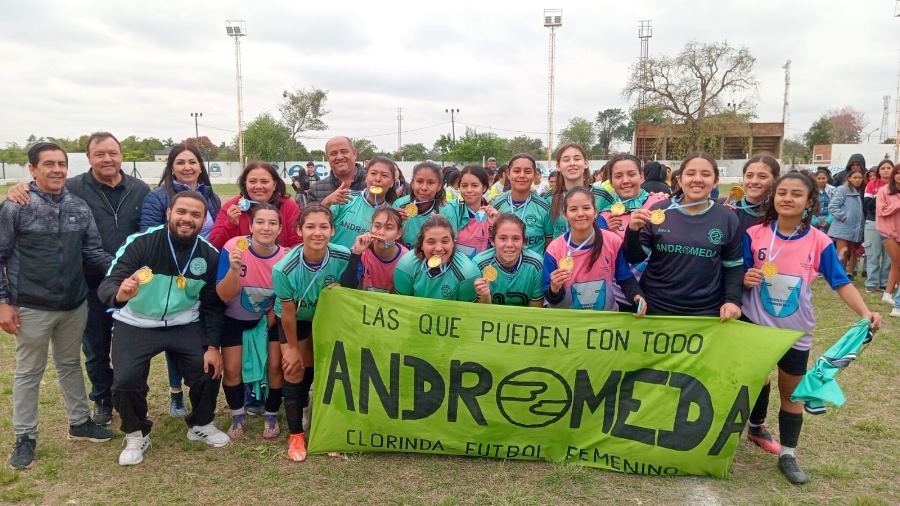 El equipo de fútbol femenino Sub 18 de Clorinda se consagró campeón de los Juegos Evita Formoseños