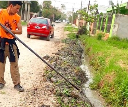 Intervención con trabajos comunales en un vasto sector de la ciudad