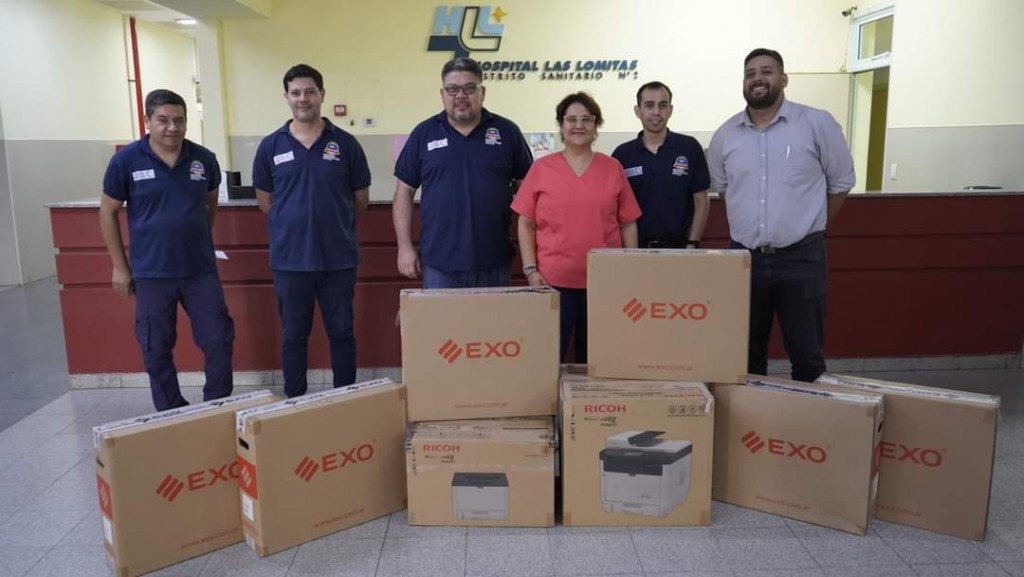 Efectores sanitarios del centro oeste de la provincia recibieron nuevos equipos informáticos