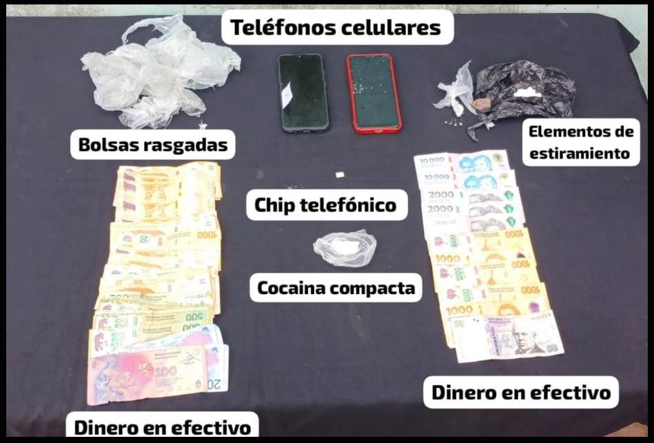 La Policía desarticuló un centro de venta de drogas y detuvo a un joven en El Porvenir