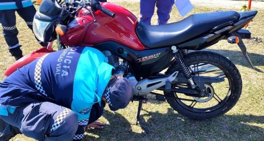 Detuvieron a cuatro sujetos y secuestraron motocicletas