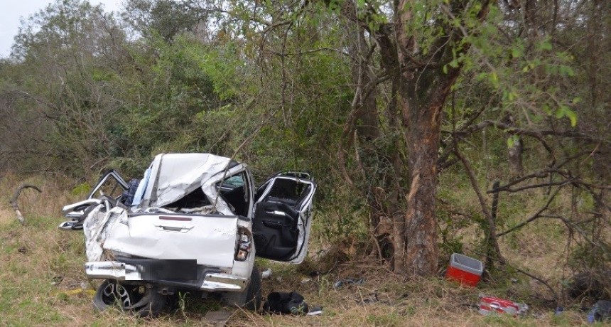 Villafañe: Choque entre camionetas dejó el triste saldo de un muerto