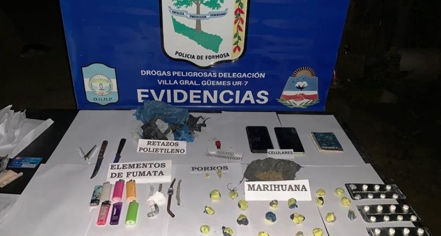 La Policía desarticuló dos centros de distribución de estupefacientes