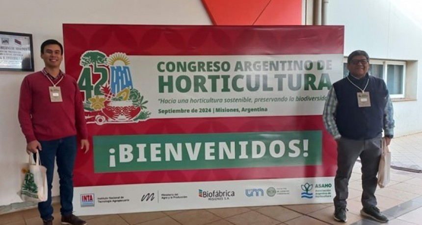 El CEDEVA participó del 42° Congreso Nacional de Horticultura y presentó importantes avances