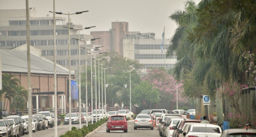 Formosa se ve afectada por el humo de incendios forestales