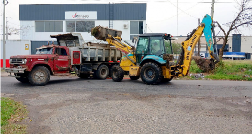 La Municipalidad trabajó para mitigar efectos de la lluvia