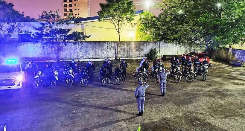 Durante los operativos en la ciudad, la Policía sacó de circulación cinco motos