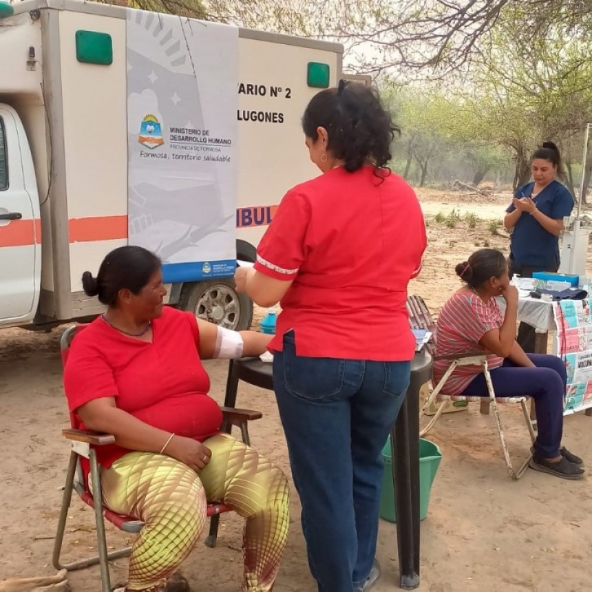 Desplegaron numerosos servicios de salud para los vecinos originarios de la colonia El Retiro