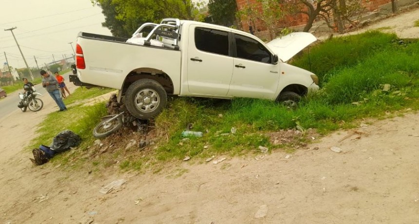 Siniestro vial en la avenida Laureano Maradona, dejó una víctima fatal