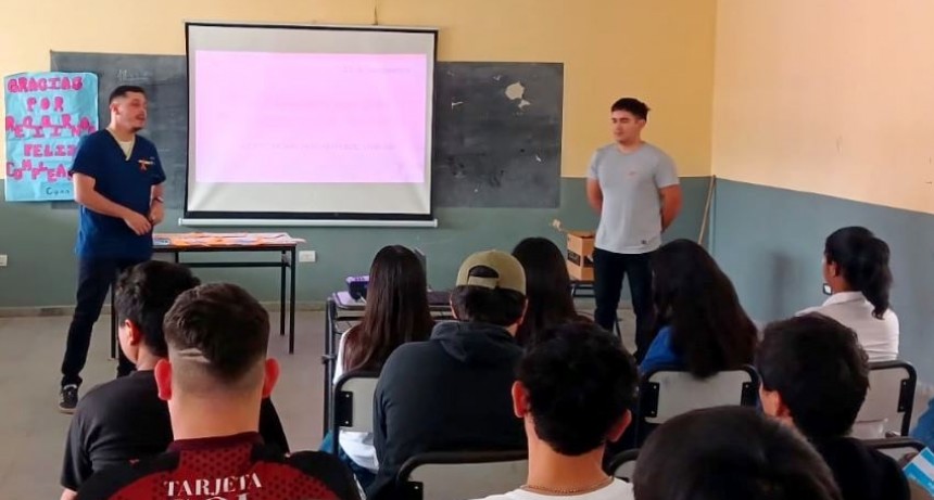 Estudiantes de la EPES N° 91 participaron de una charla sobre prevención del suicidio